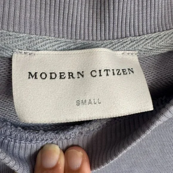 🩵Modern Citizen Sweatshirt in Grayish Blue Size Small - Picture 5 of 8